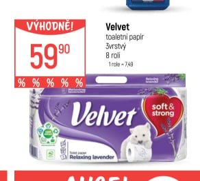 Velvet toaletní papír