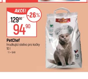 PetChef hrudkující stelivo pro kočky