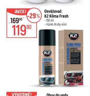Osvěžovač K2 Klima Fresh