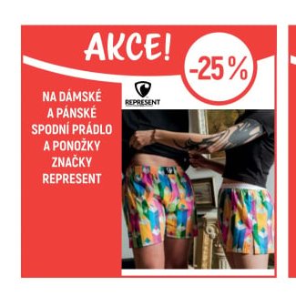 Dámské a pánské spodní prádlo a ponožky značky Represent