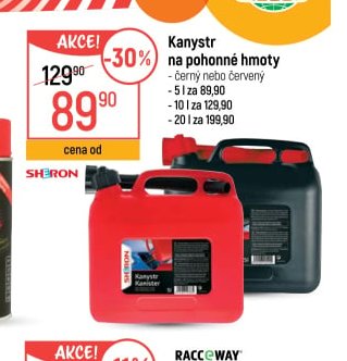 Kanystr na pohonné hmoty
