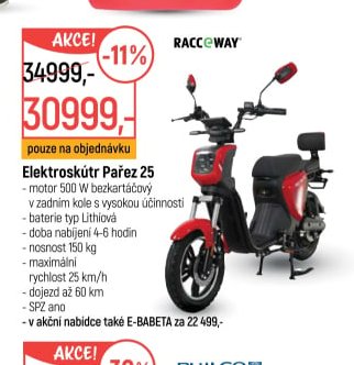 Elektroskútr Pařez 25