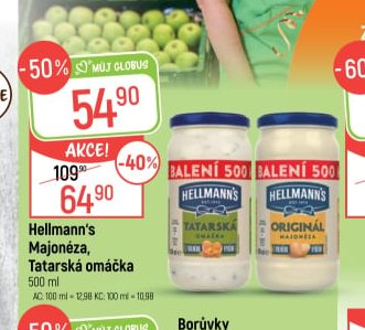 Hellmann's Majonéza, Tatarská omáčka 500 ml