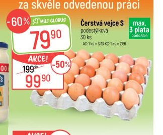 Čerstvé vejce S