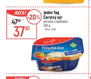 Jeden Tag Čerstvý sýr