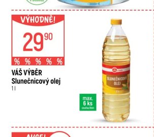 Váš výběr Slunečnicový olej