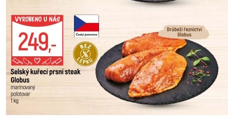 Selský kuřecí steak Globus