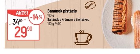Banánek pistácie