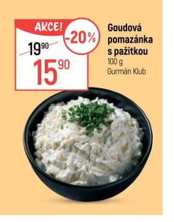 Goudová pomazánka s pažitkou