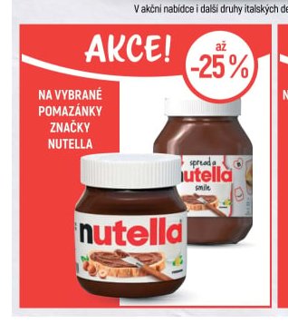 Pomazánky Nutella