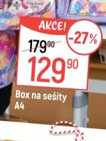 Box na sešity A4