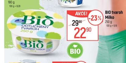 BIO tvaroh Milko