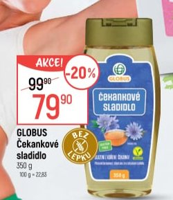 GLOBUS Čekankové sladidlo