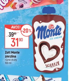 Zott Monte zmrzlina