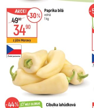 Paprika bílá