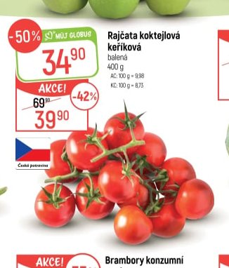 Rajčata koktejlová keříková