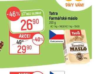 Tatra Farmářské máslo