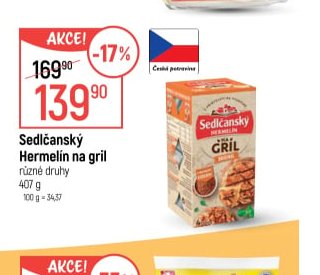 Sedlčanský Hermelín na gril