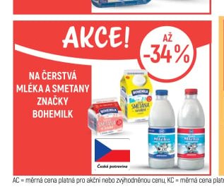 Bohemilk mléka a smetany