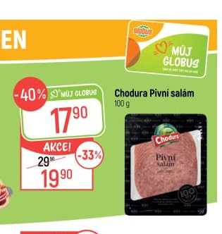 Chodura Pivní salám 100 g