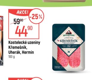 Kostelecké uzeniny Křemešník, Uherák, Hermín 100 g