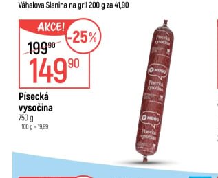Písecká vysočina 750 g