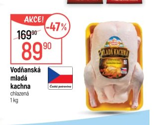 Vodňanská mladá kachna 1 kg