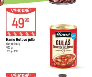 Hamé Hotové jídlo
