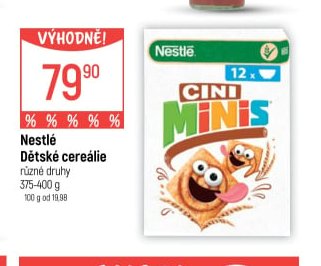 Nestlé Dětské cereálie