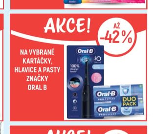 Oral-B kartáčky, hlavice a pasty