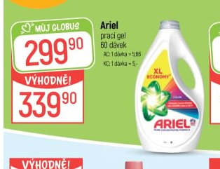 Ariel prací gel