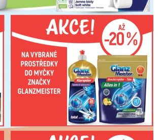 GlanzMeister prostředky do myčky
