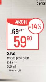 Savo čistič proti plísni