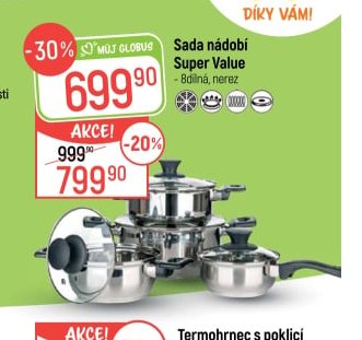 Sada nádobí Super Value 8dílná