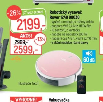 Robotický vysavač Rover 1248 90030