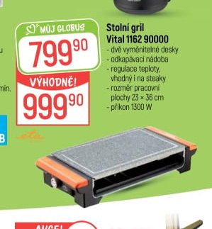 Stolní gril Vital 1162 90000