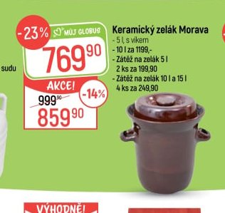 Keramický zelák Morava
