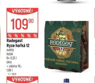 Radegast Ryze hořká 12