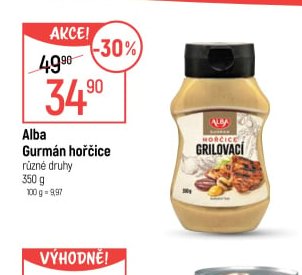 Alba Gurmán hořčice