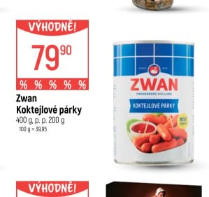 Zwan Koktejlové párky
