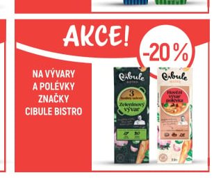 Na vývary a polévky značky Cibule Bistro