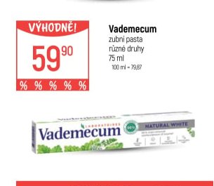 Vademecum zubní pasta