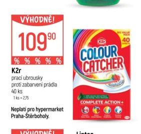 K2r prací ubrousky