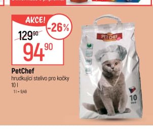 PetChef hrudkující stelivo pro kočky