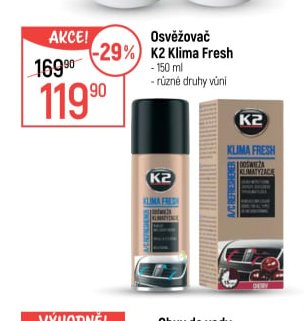 Osvěžovač K2 Klima Fresh