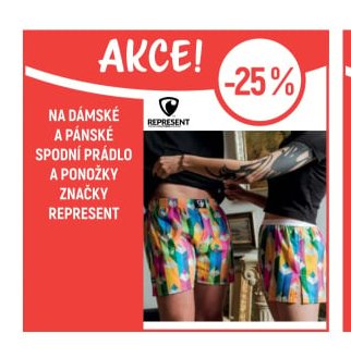 Dámské a pánské spodní prádlo a ponožky značky Represent
