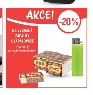 Zápalky a zapalovače