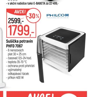 Sušička potravin PHFD 7067