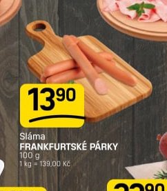 Sláma FRANKFURTSKÉ PÁRKY