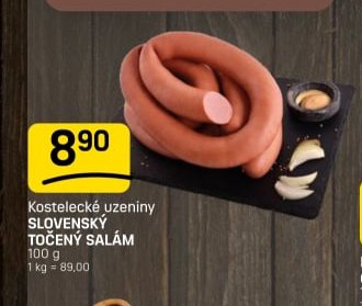 Kostelecké uzeniny SLOVENSKÝ TOČENÝ SALÁM